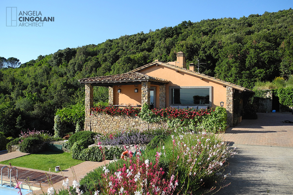 Angela Cingolani Architetto - THE SUNRISE VILLA PORTO ERCOLE - Garden