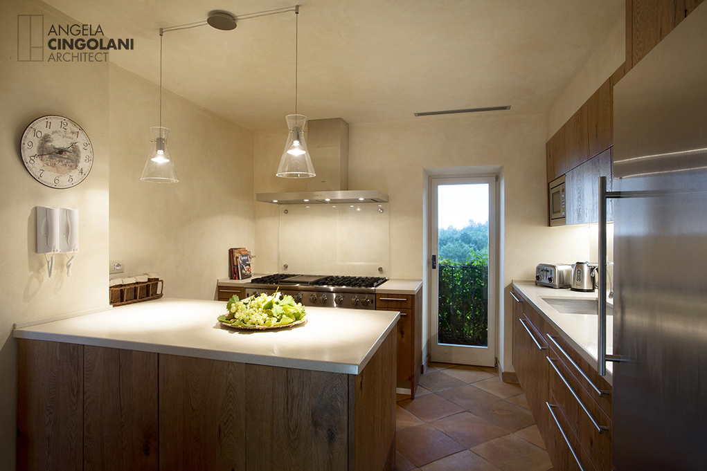 Angela Cingolani Architetto - THE SUNRISE VILLA PORTO ERCOLE - Kitchen