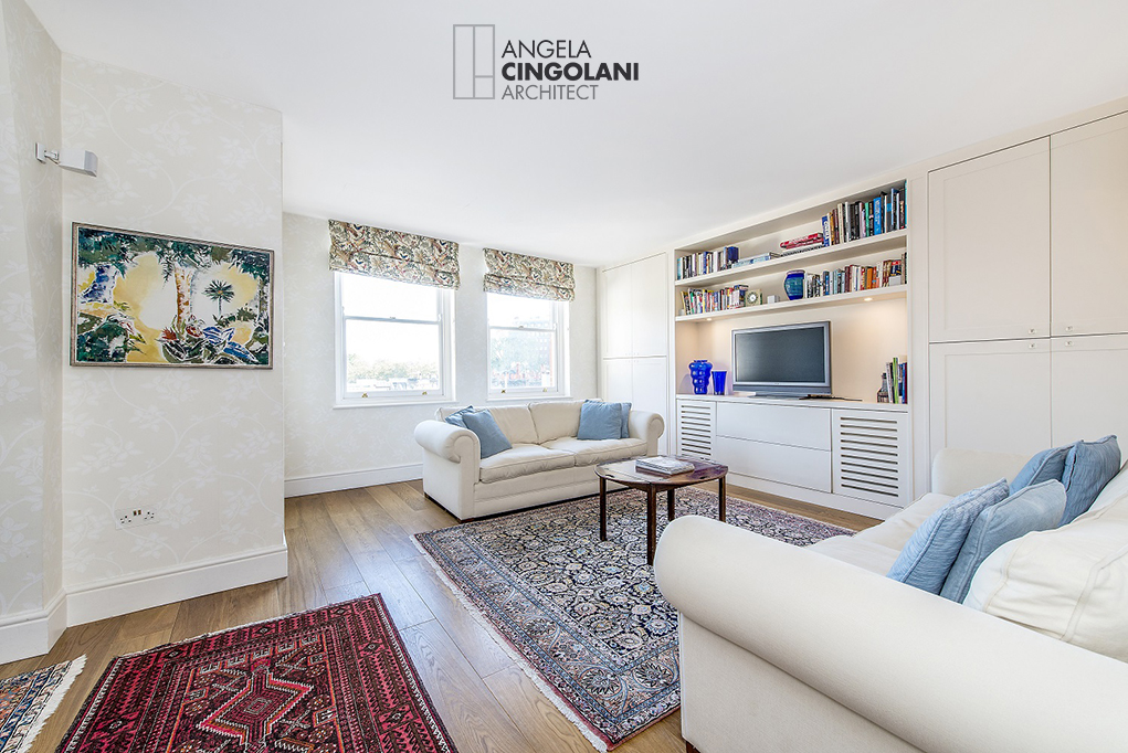 Angela Cingolani Architetto - APARTMENT CHELSEA LONDON - Reception Room
