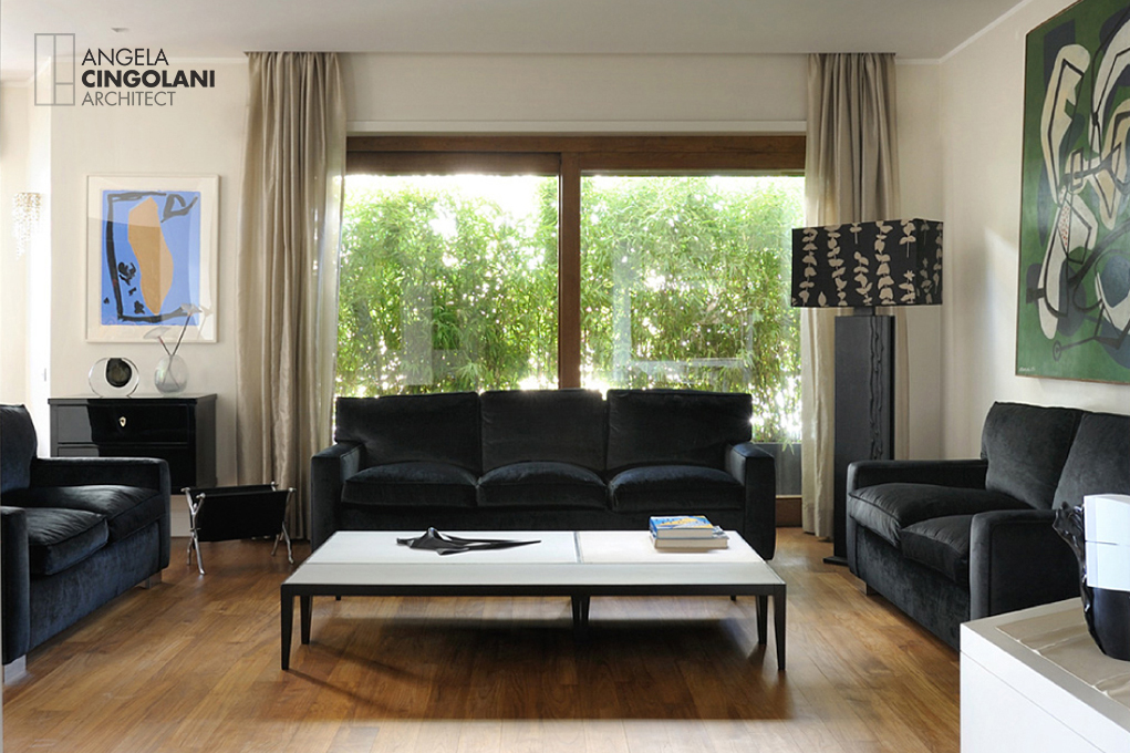 Angela Cingolani Architetto - APARTMENT parioli ROME - salone