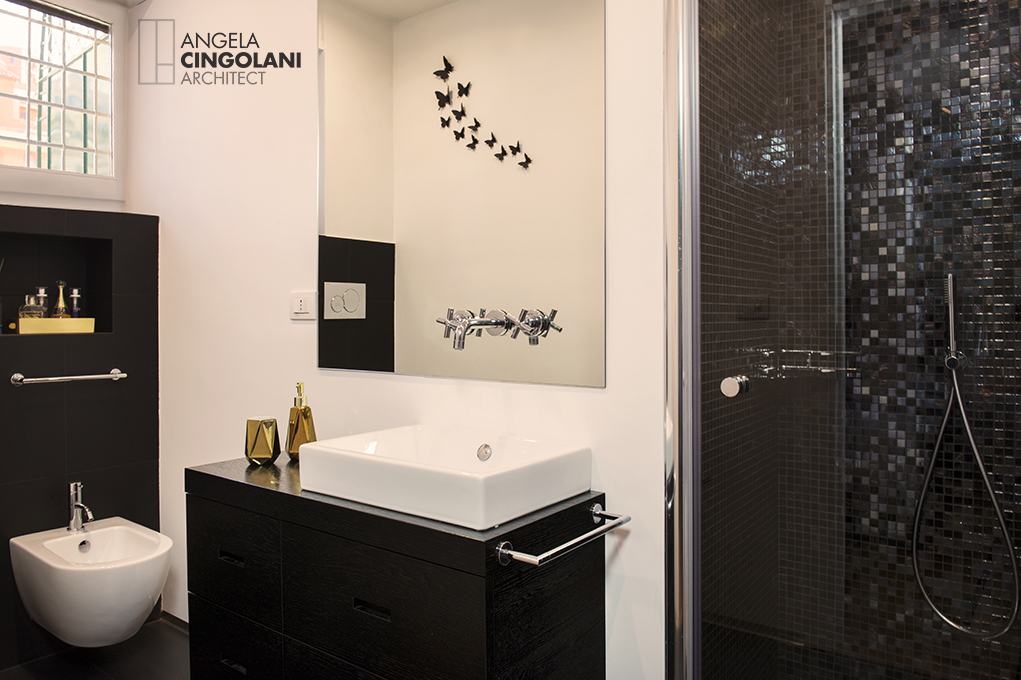 Angela Cingolani Architetto - APARTMENT parioli ROME - bagno