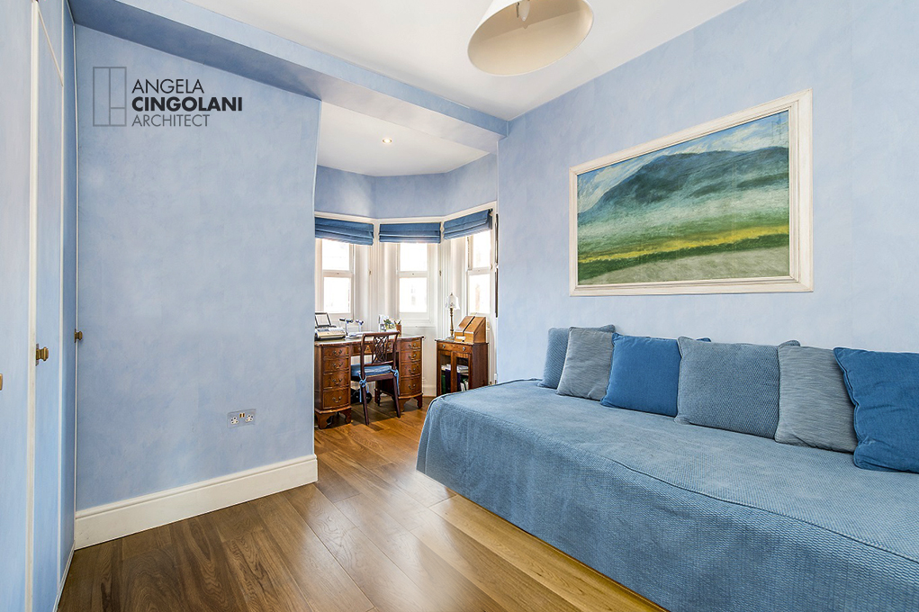 Angela Cingolani Architetto - APARTMENT CHELSEA LONDON - Bedroom