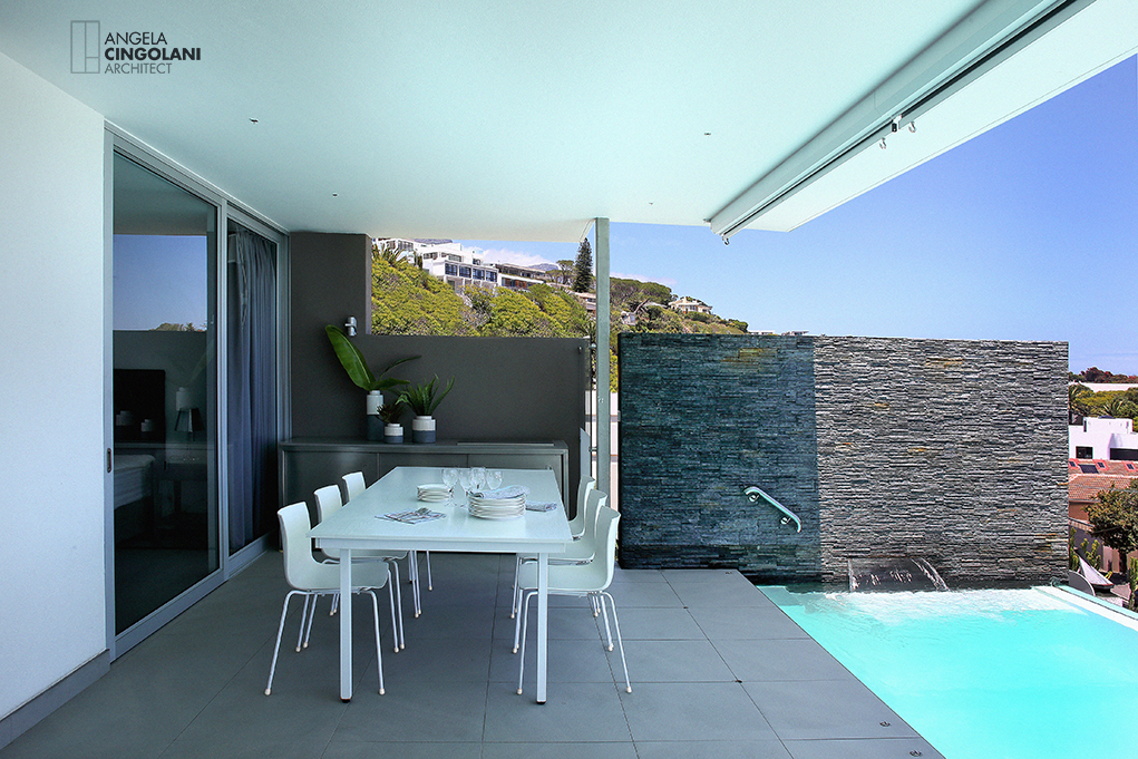 Angela Cingolani - Cape Town piscina e tavolo